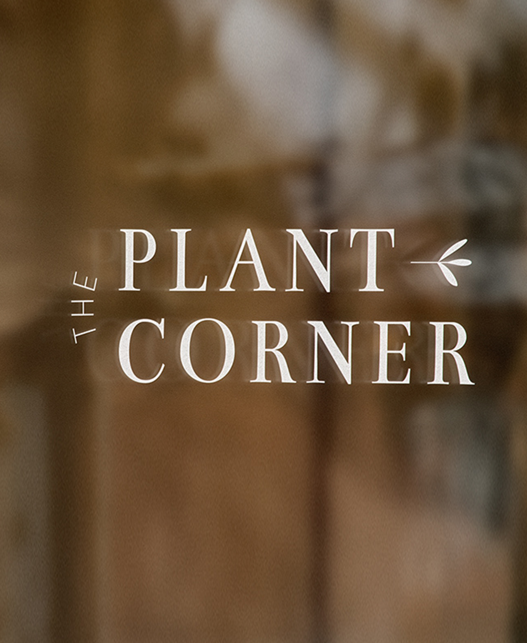 logo ontwerp voor plantenwinkel the plant corner